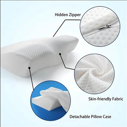 Memory Foam Bed Orthopedic Pillow – Neck Protection & Pain Relief - swaycart