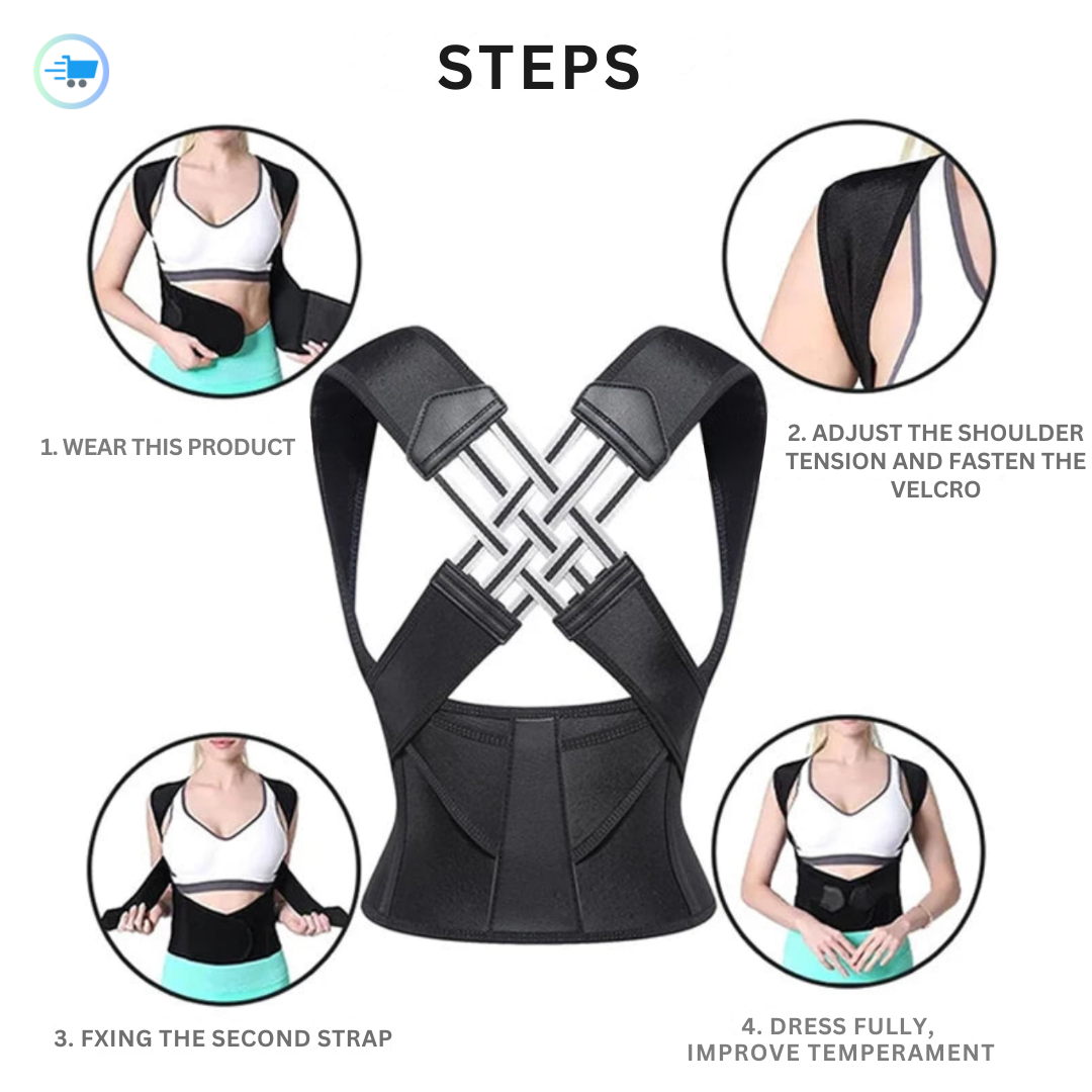 SwayFlex Back Posture Corrector– Adjustable, Breathable, and Comfortable Back Support Belt - swaycart