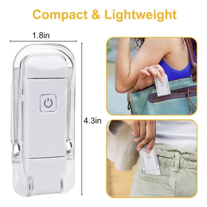 Clip-On Book Light - Adjustable Brightness & Eye Protection - swaycart