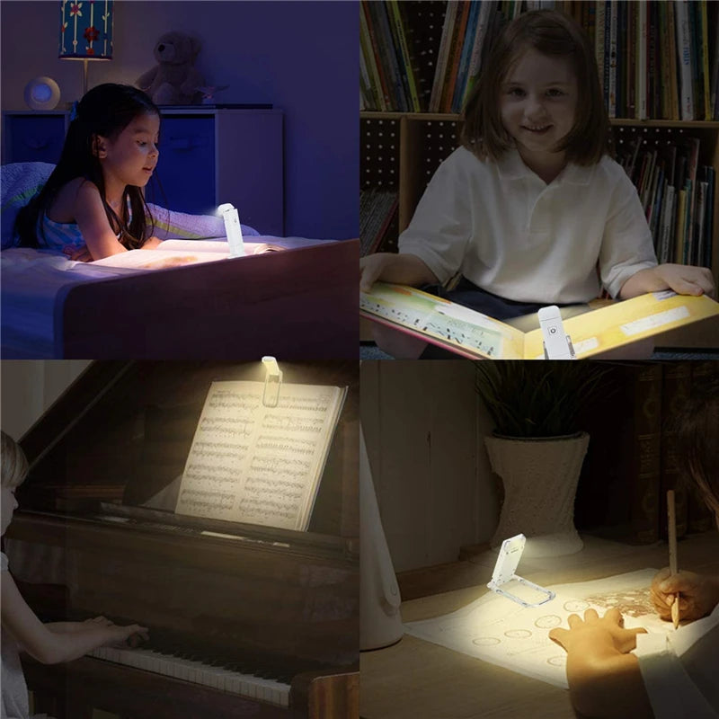 Clip-On Book Light - Adjustable Brightness & Eye Protection - swaycart