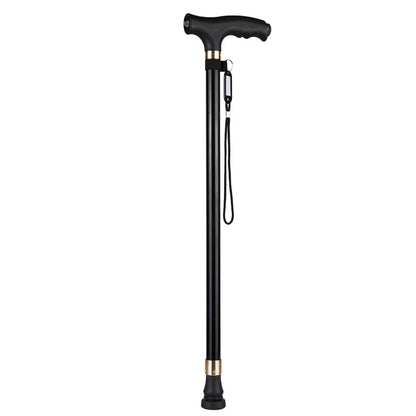 Retractable LED Walking Stick for Elderly – Lightweight Aluminium Alloy Cane with Anti-Slip Grip - swaycart