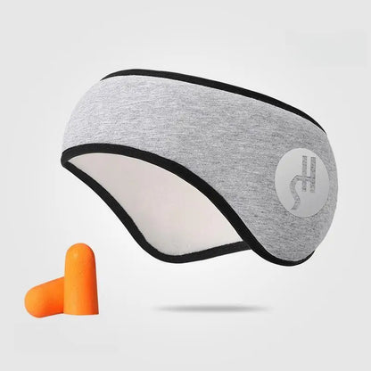 2-in-1 Noise-Reducing Sleep Earplugs with Adjustable Eye Mask - swaycart