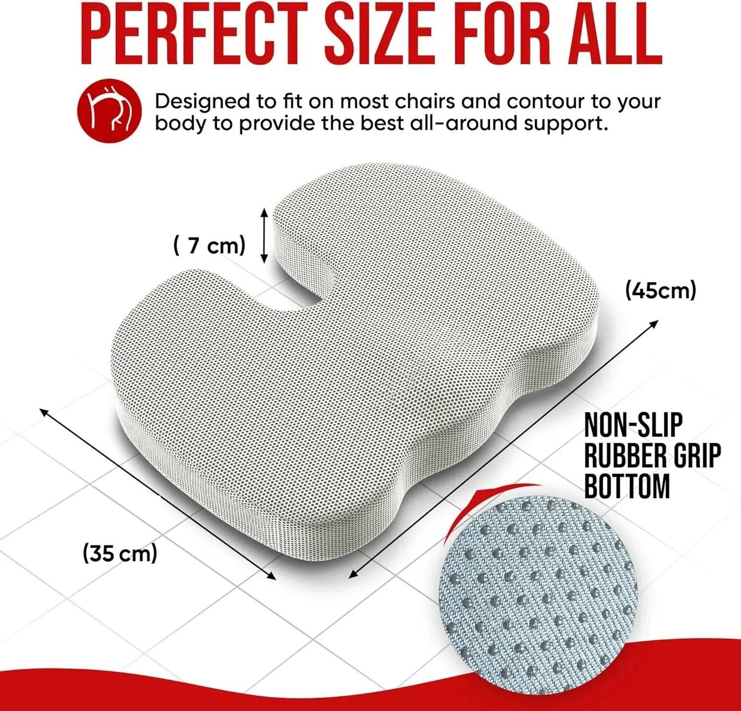 Ergonomic Memory Foam Office Cushion - swaycart