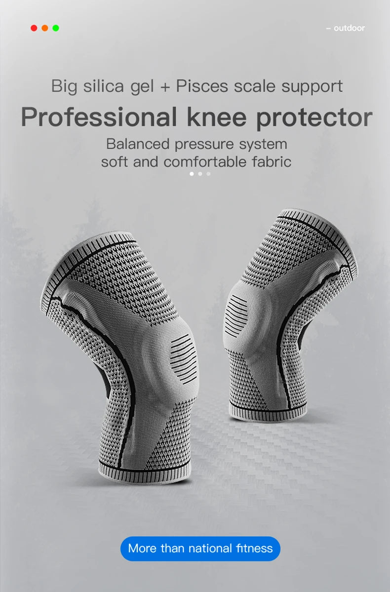 SwayFlex Knee Guard: Silicone Compression Support for Sports & Fitness - swaycart