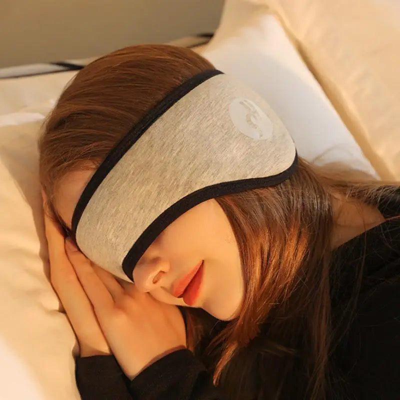 2-in-1 Noise-Reducing Sleep Earplugs with Adjustable Eye Mask - swaycart