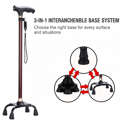 Brown Cane 3-in-1 Base